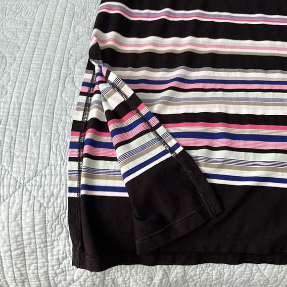 WHBM strapless striped maxi dress with side slits. Can be worn two ways! - Picture 5 of 6